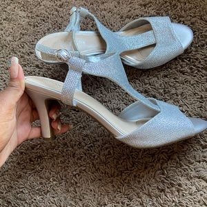 Silver heels